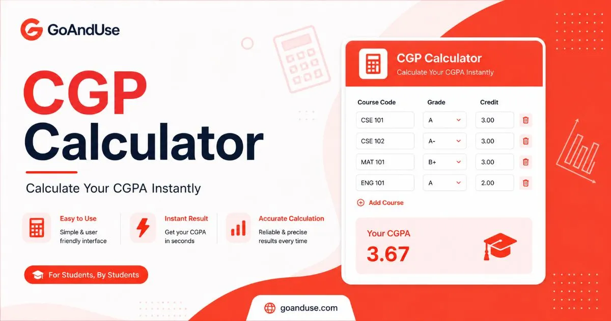 CGPA Calculator 2026
