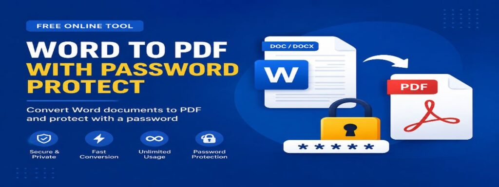 word to pdf with password protect