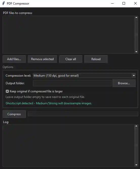 PDF Compressor Desktop App